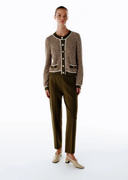 KNIT PANTS HERB GREEN - 4