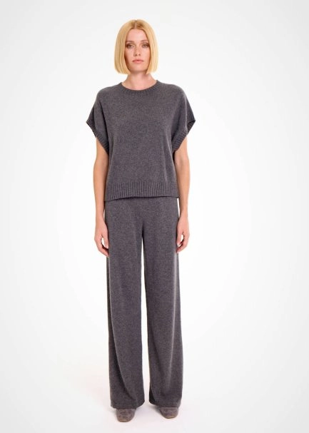 Koyu Gri Kaşmir Triko Üst - 2