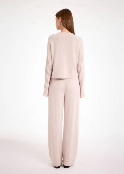 Krem Oversize Kaşmir Triko - 5