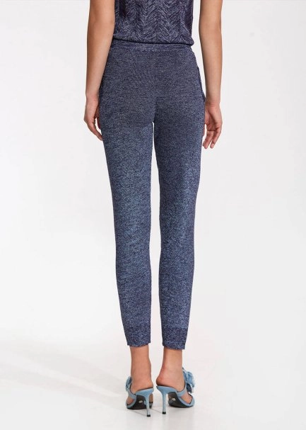 Lacivert Triko Jogger Pantolon - 5