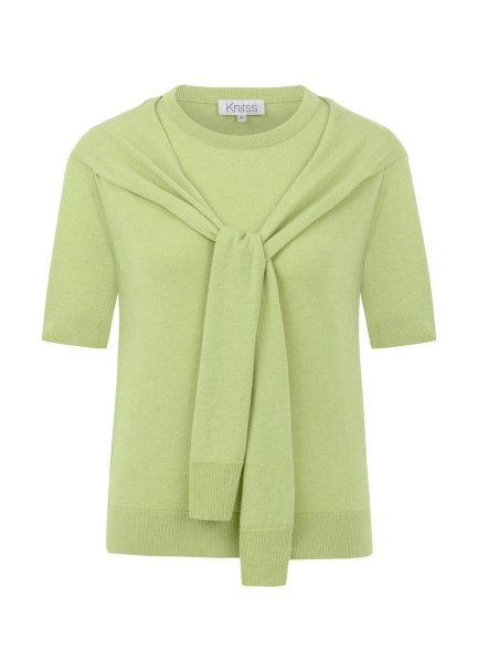 LAYERED DETAILED KNIT TOP CELESTIAL YELLOW - 6