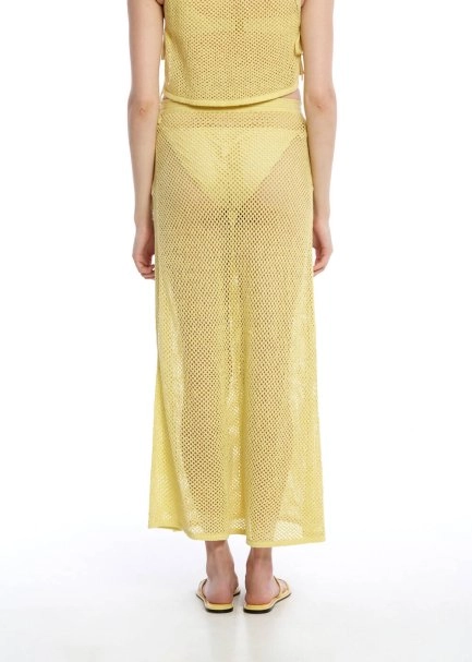 LEMON BEACHWEAR KNIT SKIRT - 5