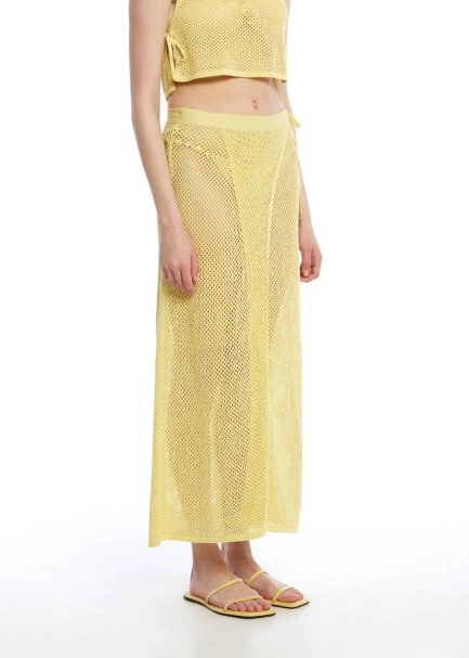 LEMON BEACHWEAR KNIT SKIRT - 3