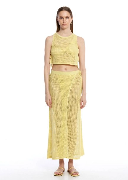 LEMON BEACHWEAR KNIT TOP - 2