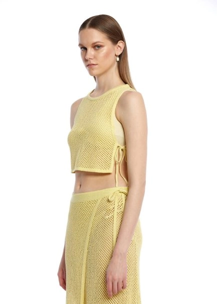 LEMON BEACHWEAR KNIT TOP - 3