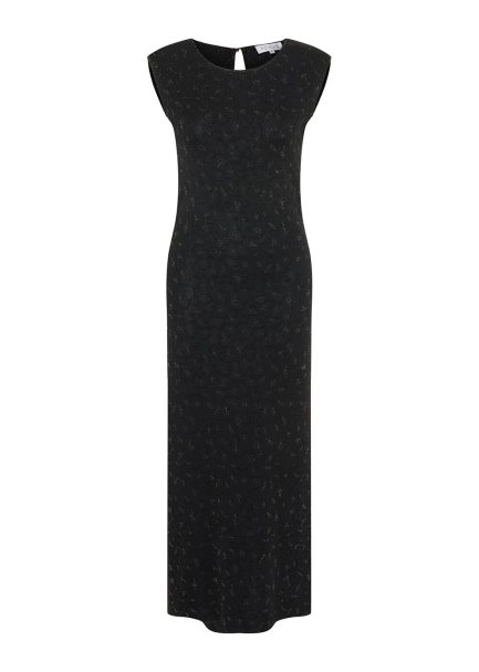 Leopar Desenli Triko Elbise - 6