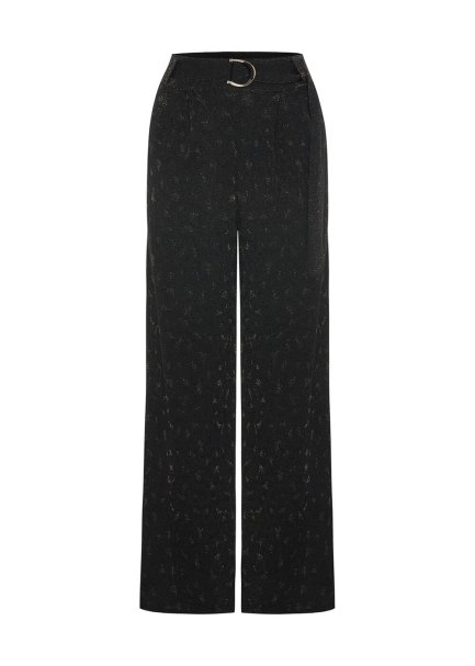 Leopar Desenli Triko Pantolon - 6