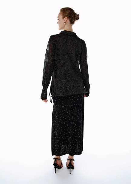 LEOPARD PATTERNED KNIT SHIRT - 5