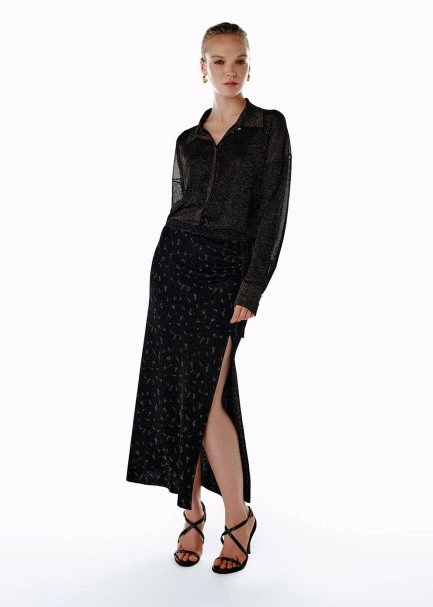 LEOPARD PATTERNED KNIT SHIRT - 2