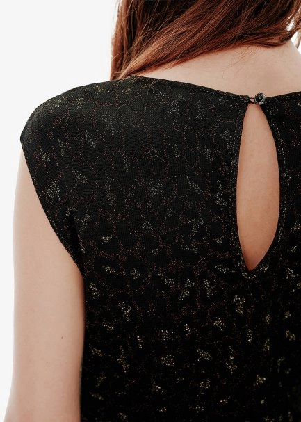 Leopard Print Knit Dress - 4