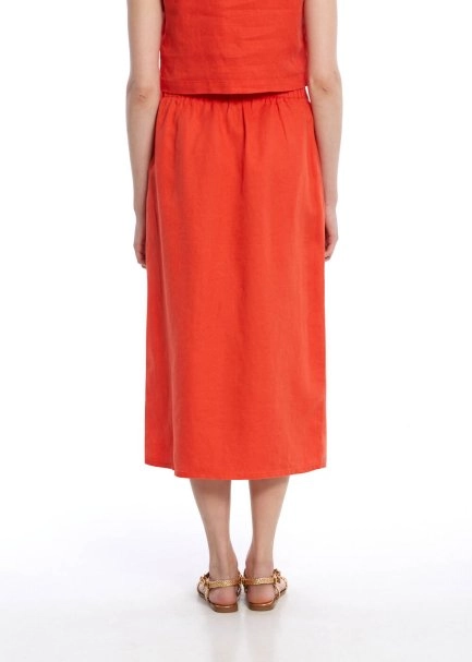 LOBSTER LINEN SKIRT - 5
