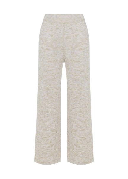 Loose Fit Sand Knit Pants - 6