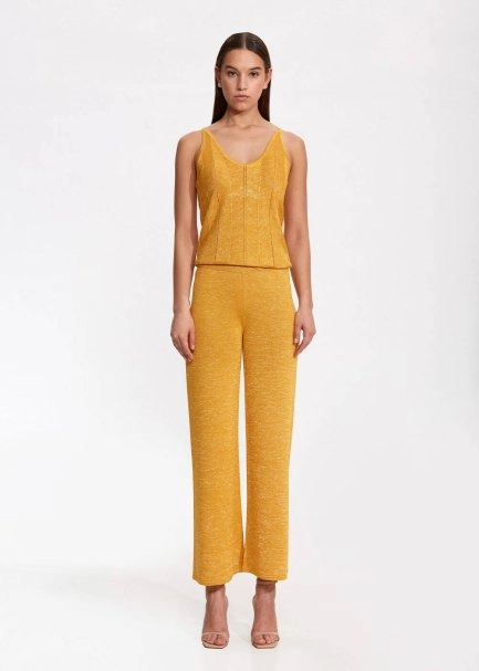 Loose Fit Sundial Knit Pants - 2