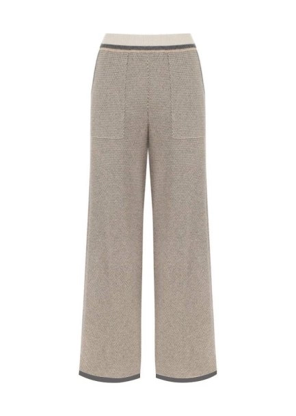 MERINO WOOL BLEND KNIT PANTS - 6