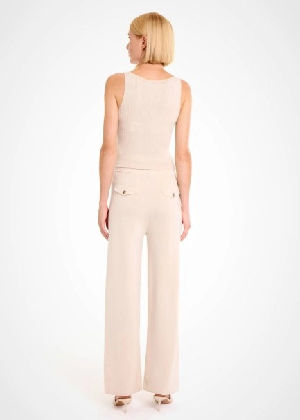 MERINO WOOL BLEND PANNA KNIT PANTS - 5