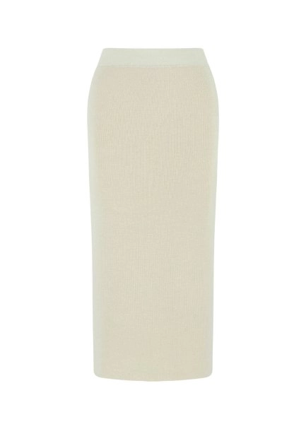 MERINO WOOL BLEND PANNA KNIT SKIRT - 6