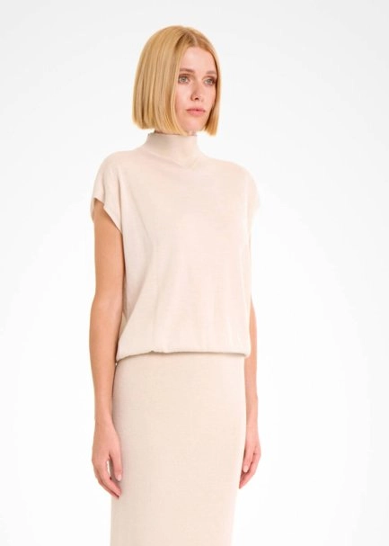 MERINO WOOL BLEND PANNA KNIT TOP - 4