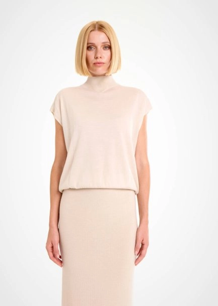 MERINO WOOL BLEND PANNA KNIT TOP - 1