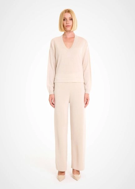 MERINO WOOL BLEND PANNA SWEATER - 2