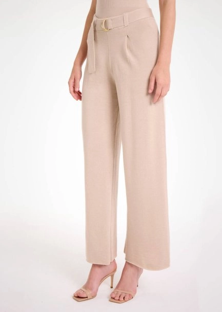 MERINO WOOL NATURAL KNIT PANTS - 3