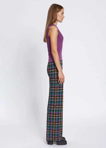 MERINO WOOL SLEEVELESS MAUVE KNIT TOP - 4