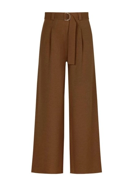 MERINO WOOL TOBACCO KNIT PANTS - 7