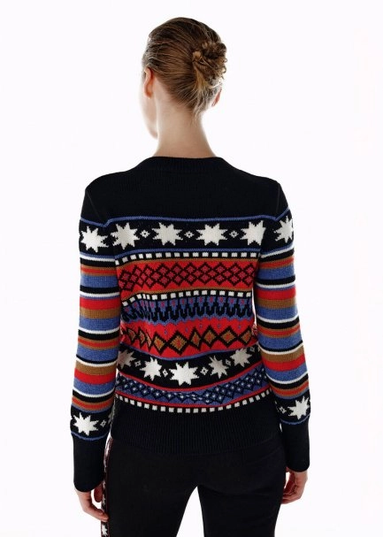 Merino Yün Karışımlı Faır Isle Desen Triko - 5