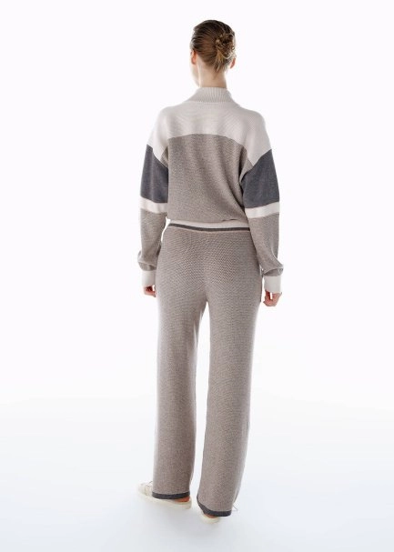 Merino Yün Karışımlı Triko Pantolon - 5