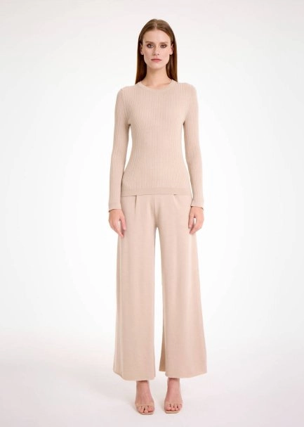 Merino Yün Naturel Triko Üst - 2