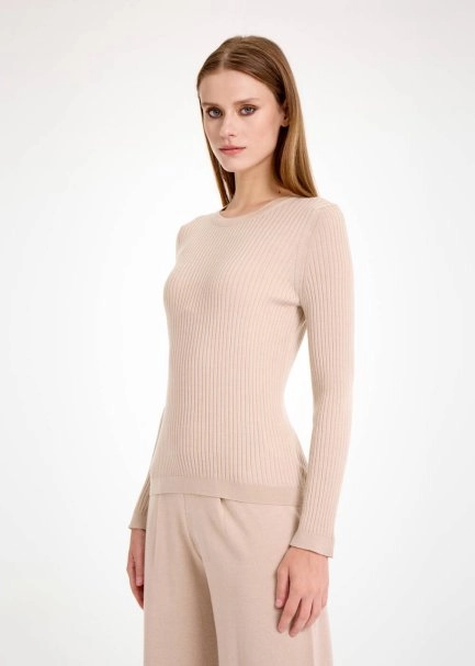 Merino Yün Naturel Triko Üst - 3