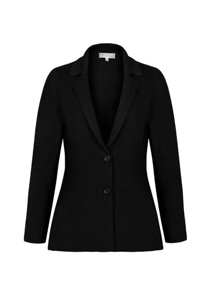 Merino Yün Siyah Triko Ceket - 6