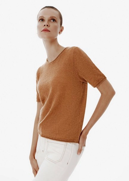 Micro-Sequin Toffee Knit Top - 3