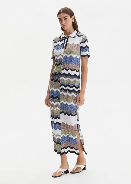 MOULINE ORGANIC COTTON MULTICOLOUR KNIT SKIRT - 3