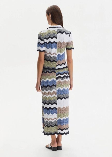 MOULINE ORGANIC COTTON MULTICOLOUR KNIT SKIRT - 5