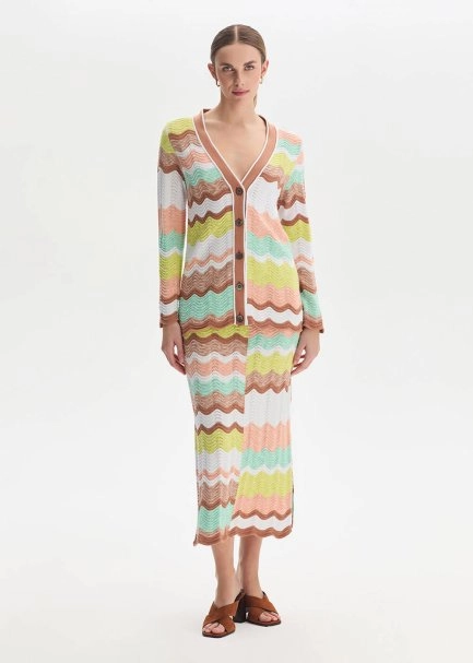 MOULINE ORGANIC COTTON SOFT CANDY KNIT CARDIGAN - 2