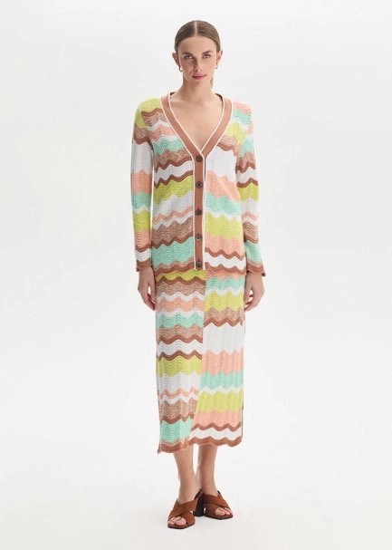 MOULINE ORGANIC COTTON SOFT CANDY KNIT CARDIGAN - 2