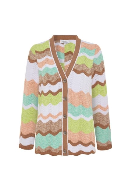 Muline Organik Pamuk Soft Candy Triko Hırka - 6