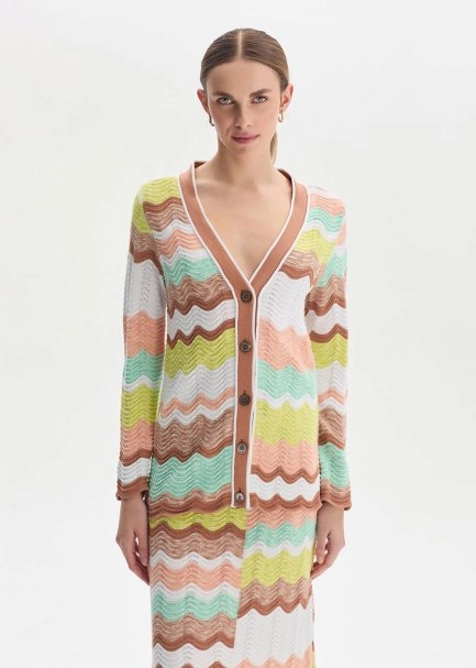 Muline Organik Pamuk Soft Candy Triko Hırka - 1