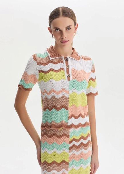 Muline Organik Pamuk Soft Candy Triko Üst - 1