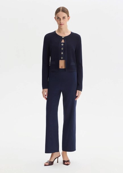 Navy Regular Fıt Knıt Jacket - 2