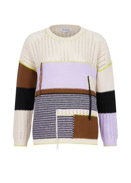 ORGANIC COTTON COLOR BLOCK SWEATER - 6