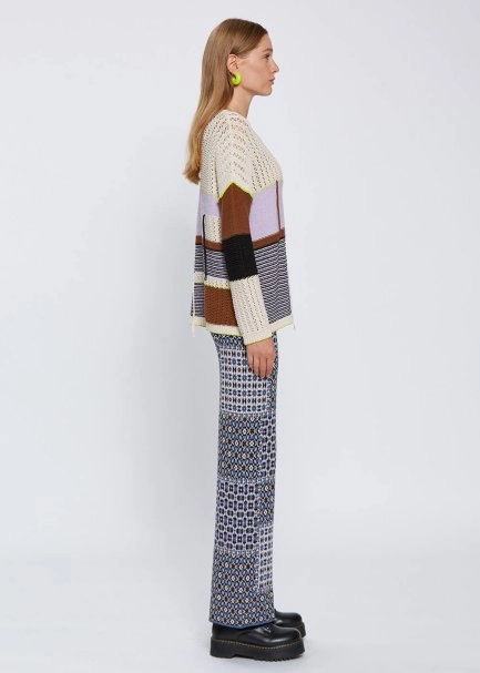 ORGANIC COTTON COLOR BLOCK SWEATER - 3