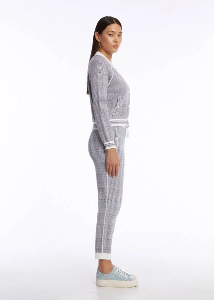 ORGANIC COTTON CORNFLOWER KNIT JACKET - 6