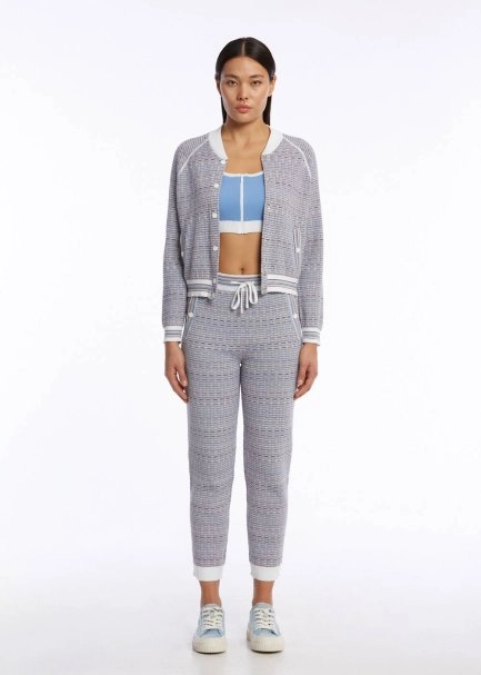 ORGANIC COTTON CORNFLOWER KNIT JACKET - 2