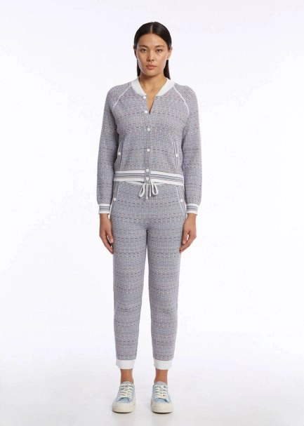 ORGANIC COTTON CORNFLOWER KNIT JACKET - 5