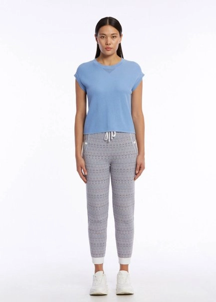 ORGANIC COTTON CORNFLOWER KNIT TOP - 2