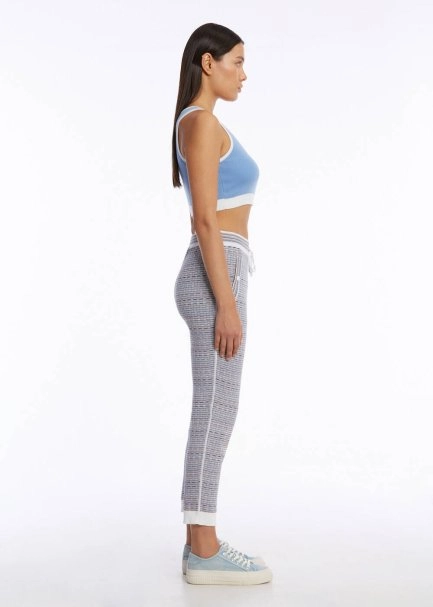 ORGANIC COTTON CROP CORNFLOWER KNIT TOP - 4