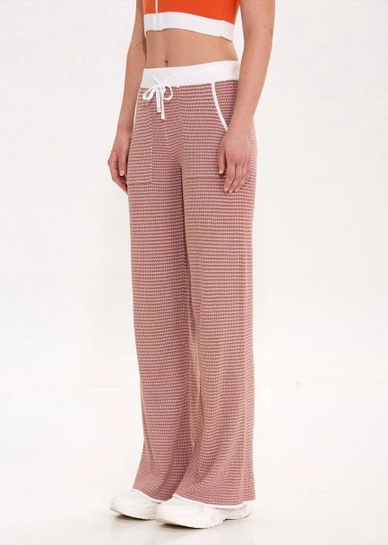 ORGANIC COTTON KNIT PANTS CORNFLOWER - 3