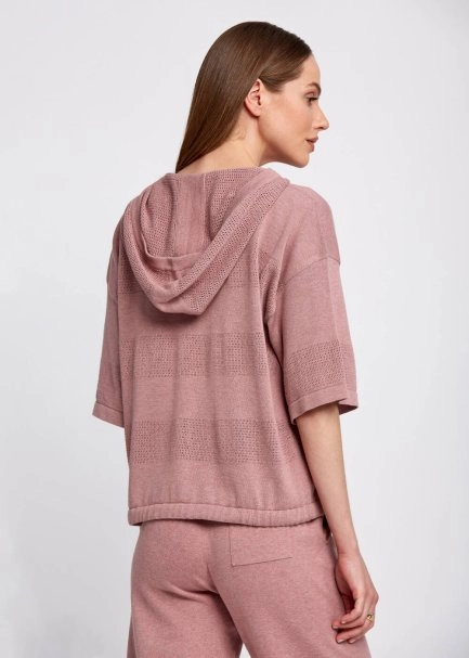Organic Cotton Liliac Knit Sweater - 3