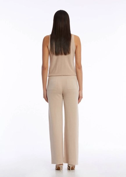 ORGANIC COTTON LINEN BLEND DESERT KNIT PANTS - 5